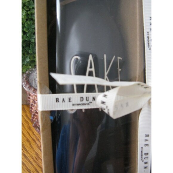 New Rae Dunn Magenta Large Letter Matte Black Ceramic SAKE & SIP Drink Set 3Pc - Picture 4 of 7